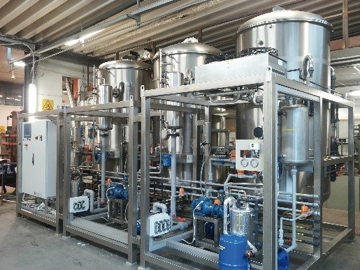 تصفیه فاضلاب به روش vaccum evaporator